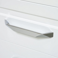 Misty Мебель для ванной Терра 70 L 3 ящика белая – фотография-5